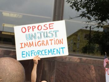 Sign Oppose Unjust Immigration Enforcement