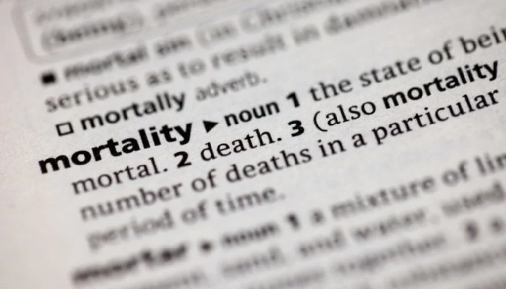 mortality dictionary word