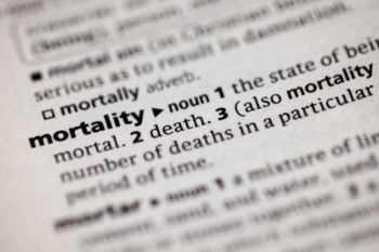 mortality dictionary word