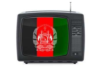 Afghan,Television,Concept.,Tv,Set,With,Flag,Of,Afghanistan.,3d