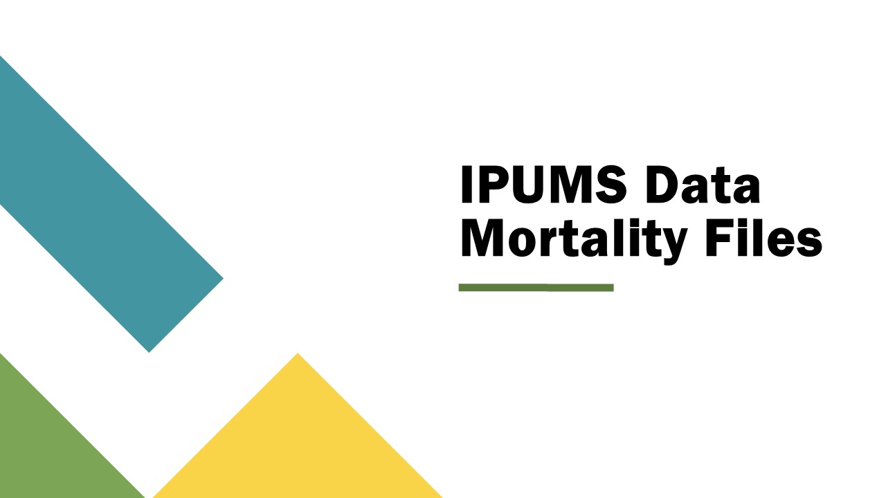 IPUMS Data IPUMS Data