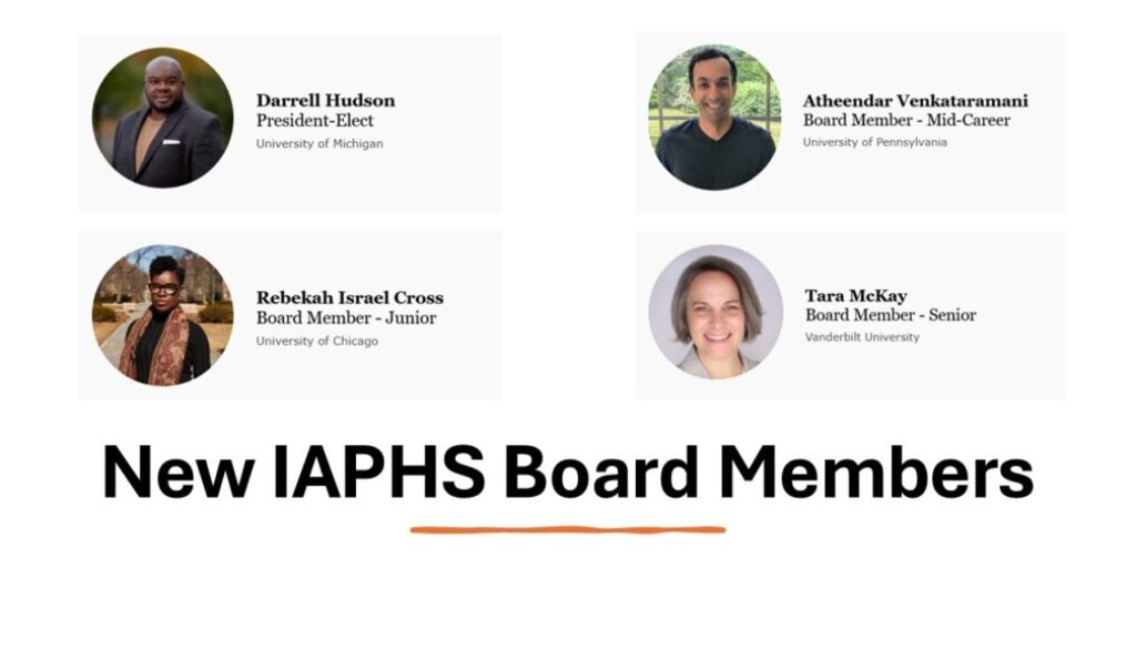 New IAPHS Board July 2026